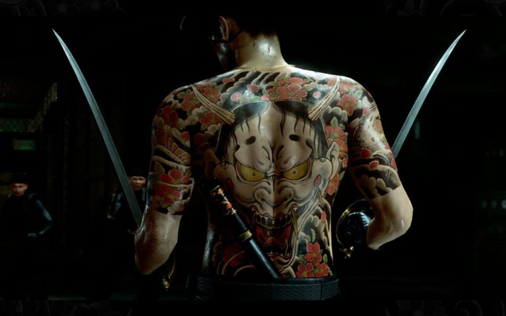 Pirate Yakuza - Majima Back Tattoo